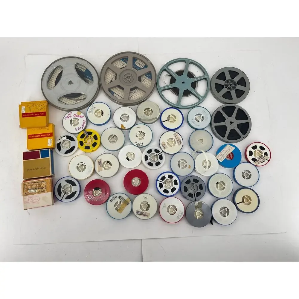 Large Lot of Vintage 8mm & Super 8 Home Movie Film Reels Kodachrome Estate